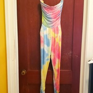 Heart & Hips Tie Dye Jumpsuit